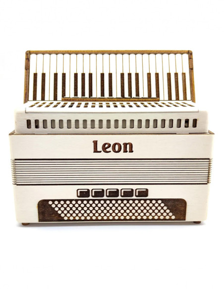 Personalized Accordion Money Box with Name – Gift for Musicians