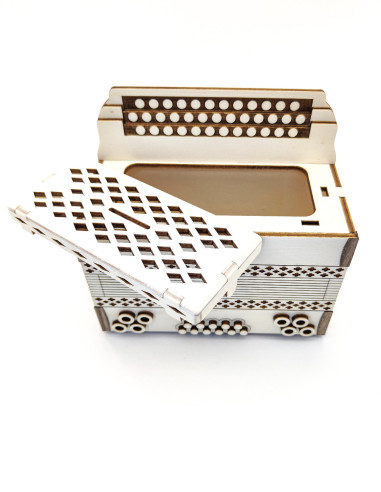 Personalized Accordion Money Box  - Gift For Accordion Players