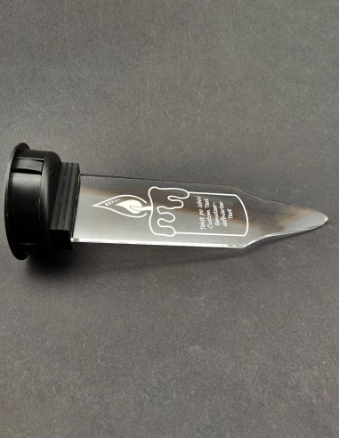 Candela Solare Tomba con Testo Personalizzato e Picchetto