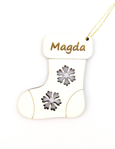 Personalized Christmas Stocking Ornament with Name