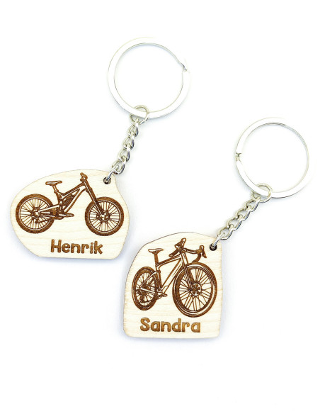 Custom Bike Keychain – Personalized Gift for Cyclists