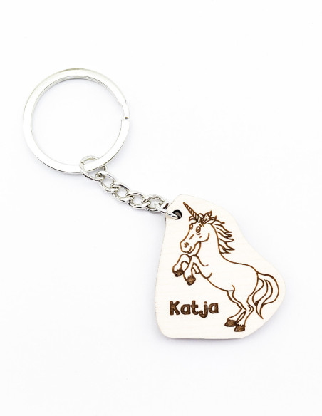Schlüsselanhänger für Kinder mit Einhorn-Motiv