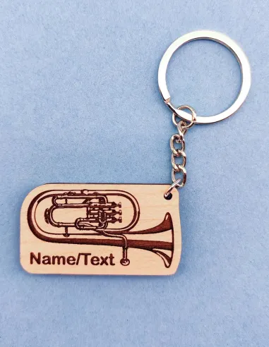 Accessoire musical personnalisé avec silhouette de baryton