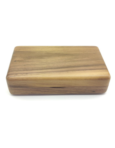 Caja de joyas personalizada en nogal | Regalo grabado para mujer