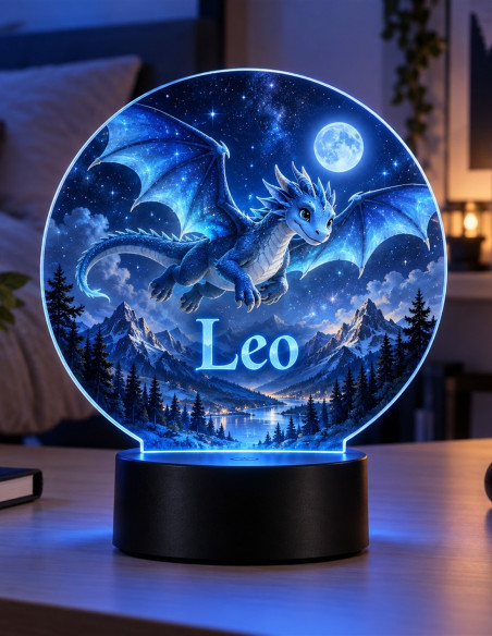 AI personalizirana LED noćna lampica | Akrilni dizajn po mjeri