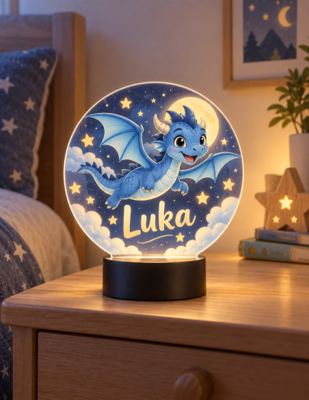 AI personalizirana LED noćna lampica | Akrilni dizajn po mjeri