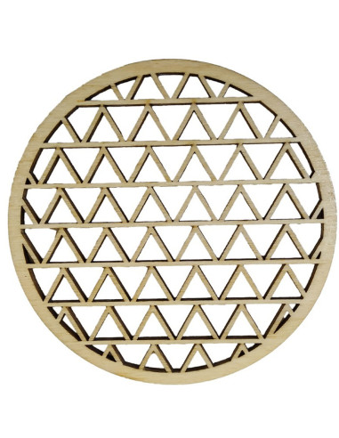 Geometrischer Holzuntersetzer für Tassen und Gläser