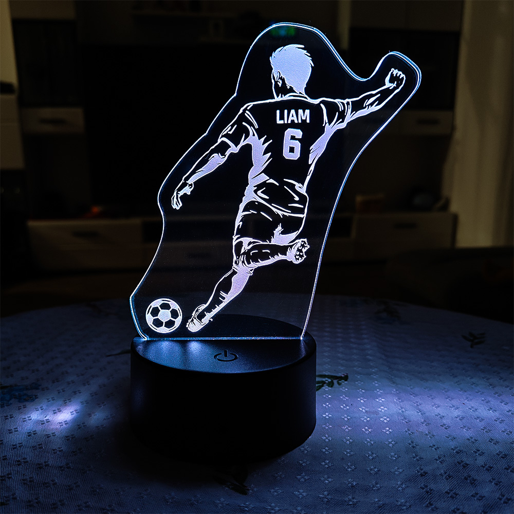 Personalized Football LED Night Light